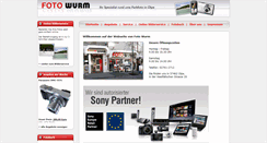 Desktop Screenshot of foto-wurm.de